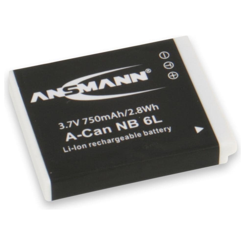 Batteria Ricaricabile A-Can NB 6L per Fotocamera Digitale Nera Litio-Ion 750 mAh 3.7 V 5044453 - Foto 2