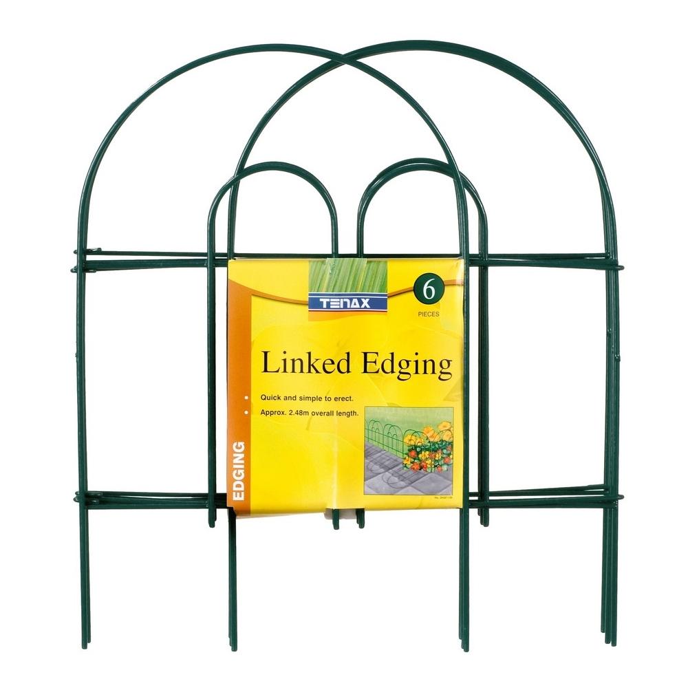 Bordura Ornamentale Acciaio Plastificato Verde 0,46x2,5mt Arcomet - Foto 1