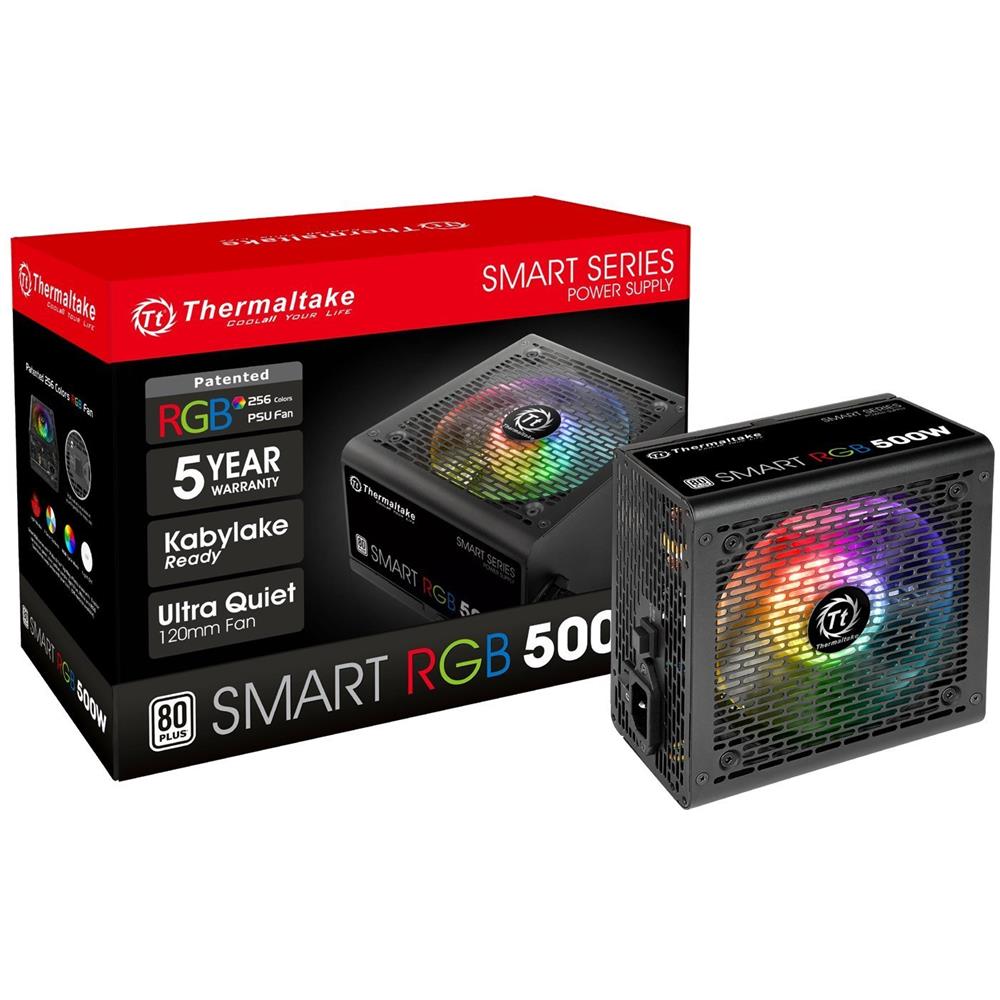 Alimentatore PC Smart RGB 80 PLUS ATX 2.3 500W Colore Nero - Foto 5
