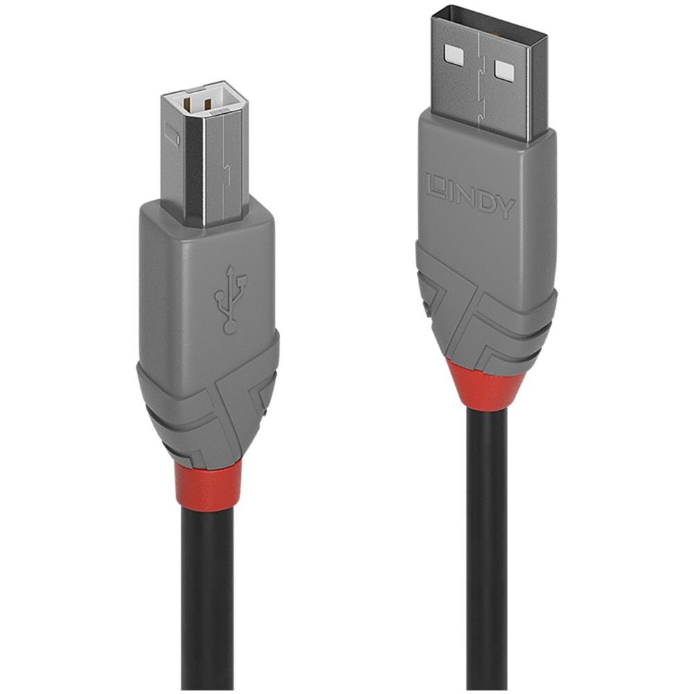 Cavo Usb 2.0 Tipo A A B Anthra Line, 2m - Box Da 50pz - Foto 1