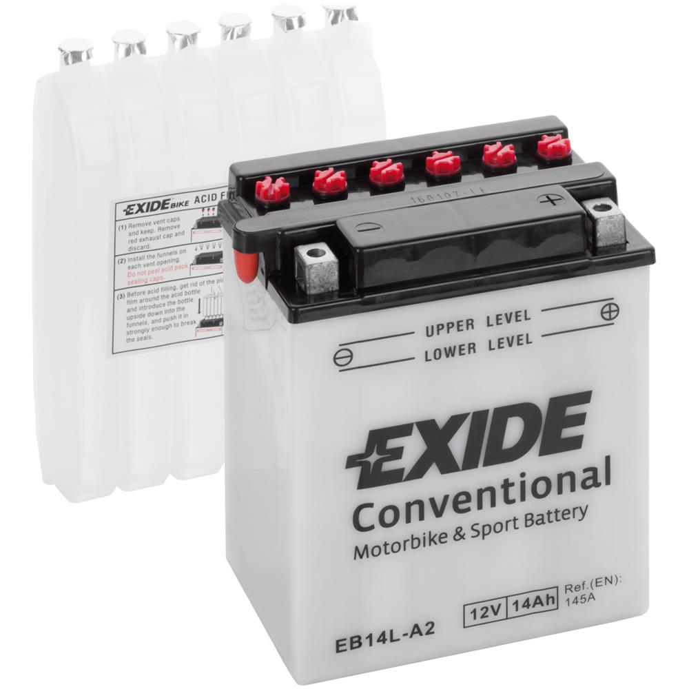 Exeb14la2 Batteria 12v Bike Conventional 14 Ah 145 A - Foto 1