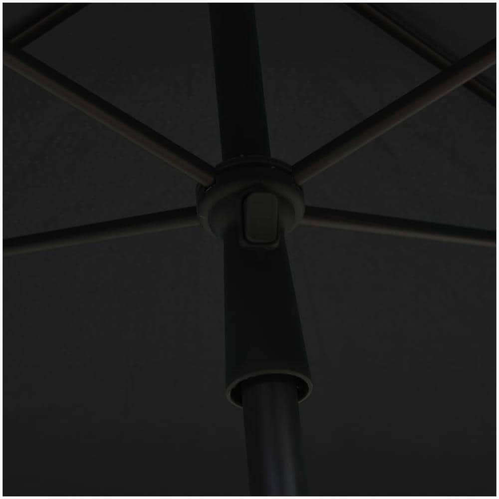 Ombrellone da Giardino con Palo 210x140 cm Antracite - Foto 2