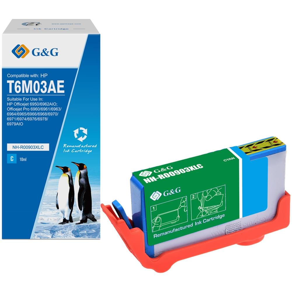 Cartuccia Ink Jet Comp. Hp T6m03ae Cyan - Foto 2