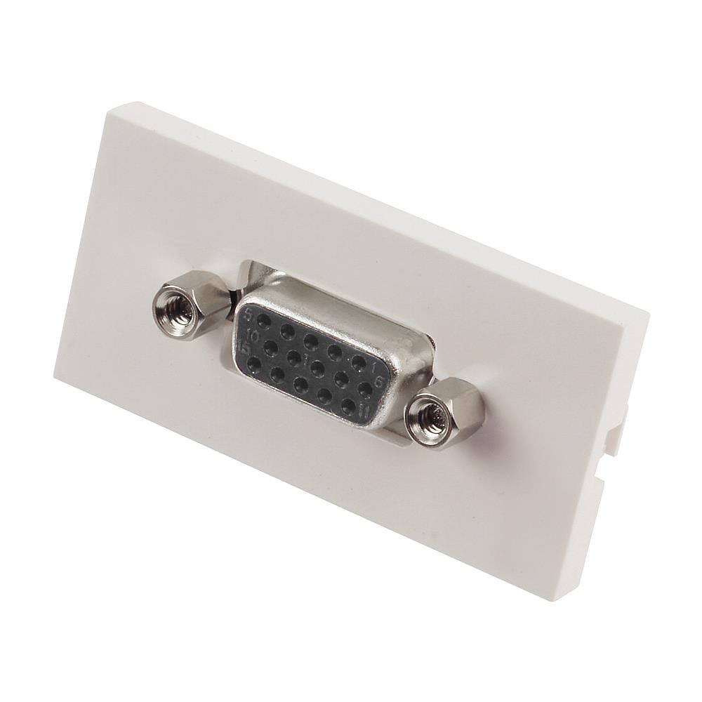 Modulo Snap-In VGA doppia femmina, per prese a muro - Foto 2