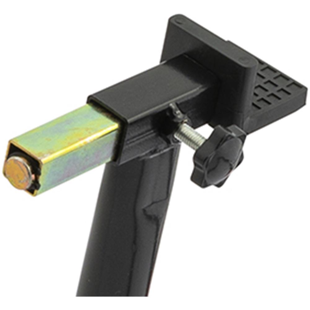Cavalletto Alza Moto Anteriore Regolabile Solleva Nero Universale 4 Ruote - Foto 2