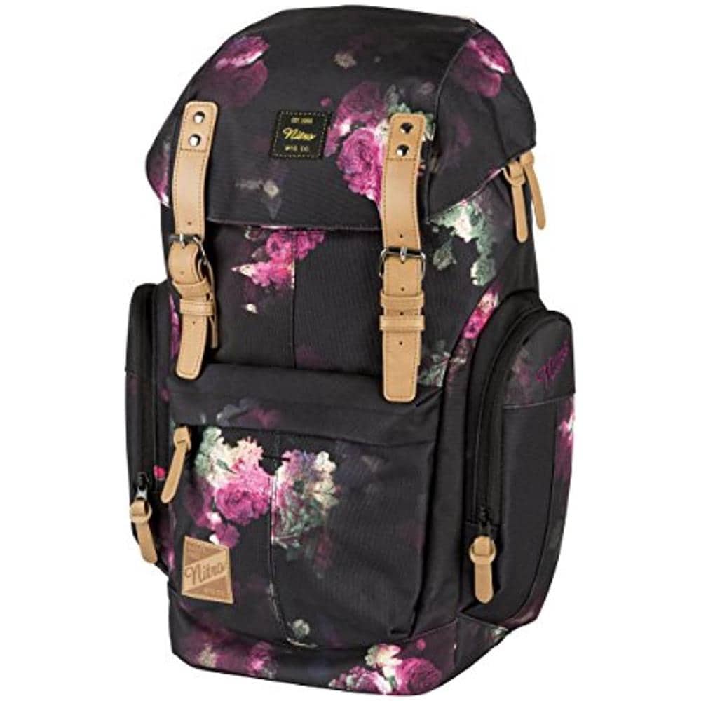 2018 Zaino Casual, 46 Cm, 32 Liters, Nero (negro Rose)  - Foto 1