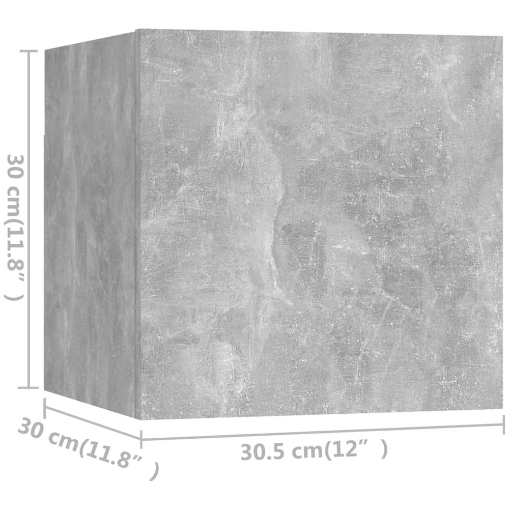 Set Porta Tv 6 Pz Grigio Cemento In Truciolato - Foto 5