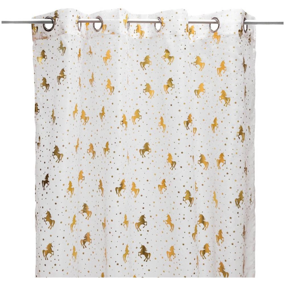 Tenda Per Bambini, Motivo Unicorno, 140 X 250 Cm, Rosa In Oro - Foto 1