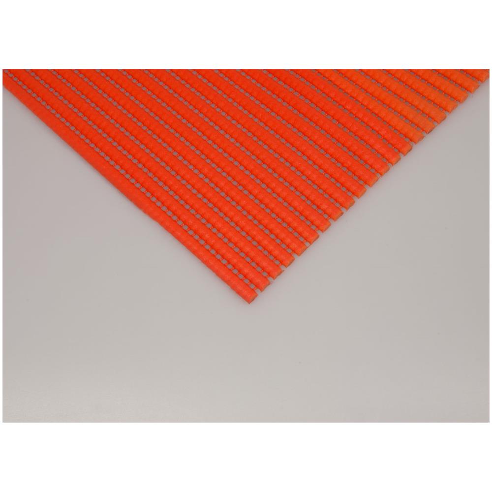 Tappetino Gommato Antiscivolo Multiuso Per Cassetti E Superfici Colore Arancio 65x300cm Arancio - Foto 2