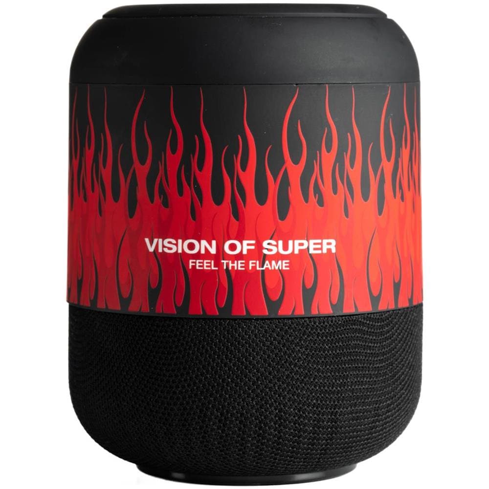 Vosspeaker Altoparlante Wireless Vision Of Super Collezione Vos 5w Bassi Profondi Fino A 8 Ore Di Autonomia Nero Rosso - Foto 1