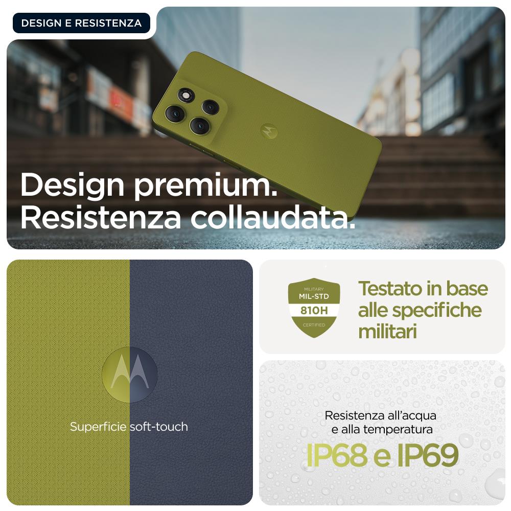 Moto G86 5G 256GB 8GB Ram Display 6.67" Amoled Main Camera 50MP DualSim oppia SIM nanoSIM+eSIM USB tipo-C Android 15 Dimensity 7300 5200mAh Pantone Golden Cypress - Foto 12