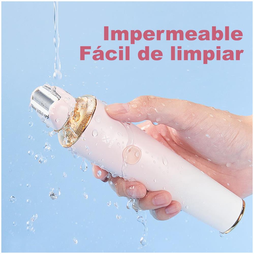 Rasoio Elettrico Da Donna, Rasoio Per Le Zone Intime, Rasoio Elettrico Da Donna Wet & Dry, Impermeabile Ipx, Rasoio Elettrico Da Donna Per Viso, Ascelle, Gambe, Bikini - Foto 3
