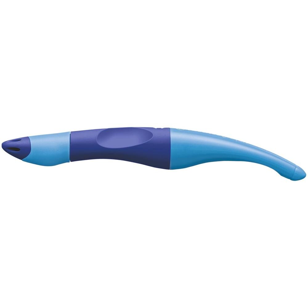 EASYoriginal - Penna Roller Ergonomica - per Destrimani - Blu /Azzurro - Cartuccia Blu inclusa - Foto 2