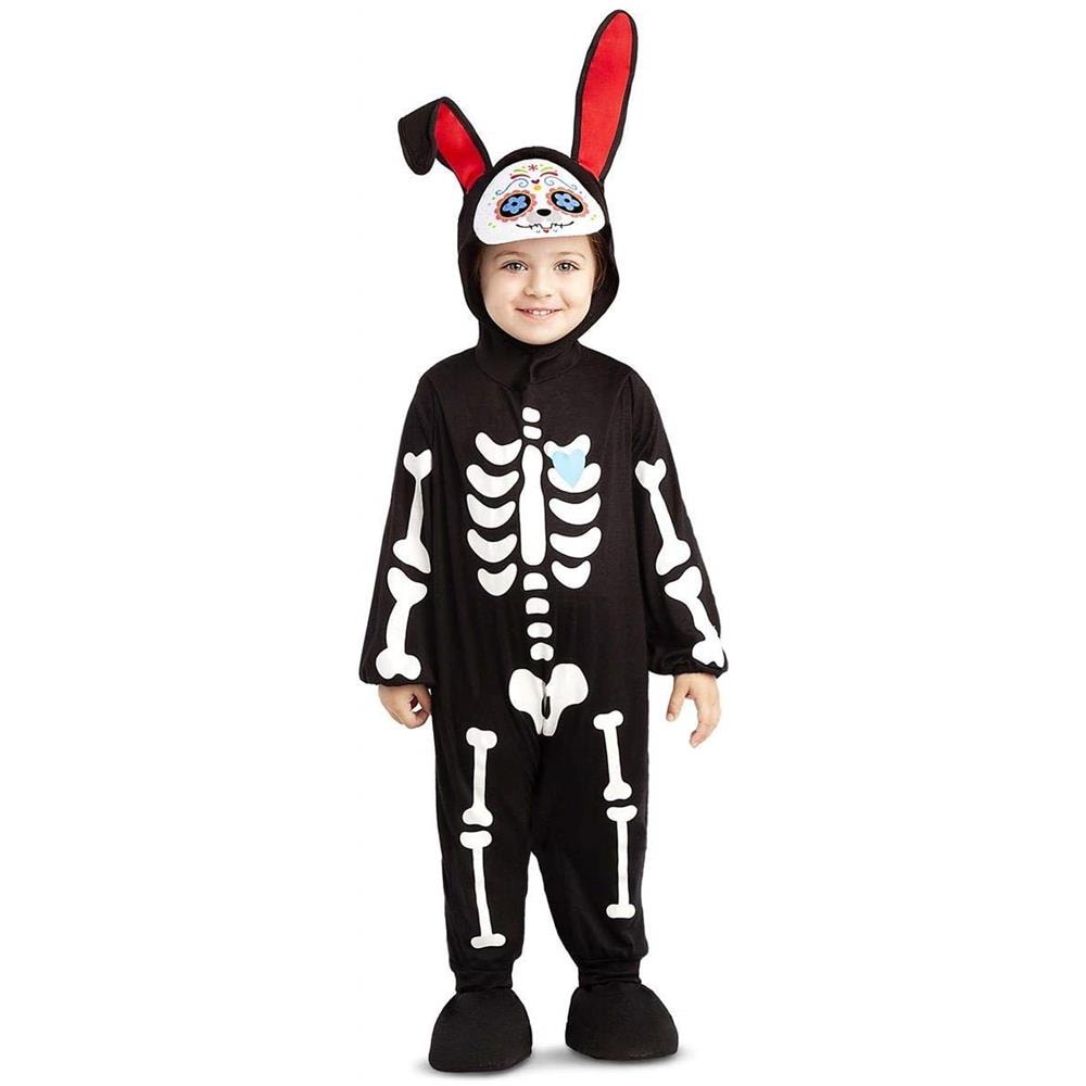 Costume di Day of the Dead Bunny Taglia 0-6 mesi - Foto 1