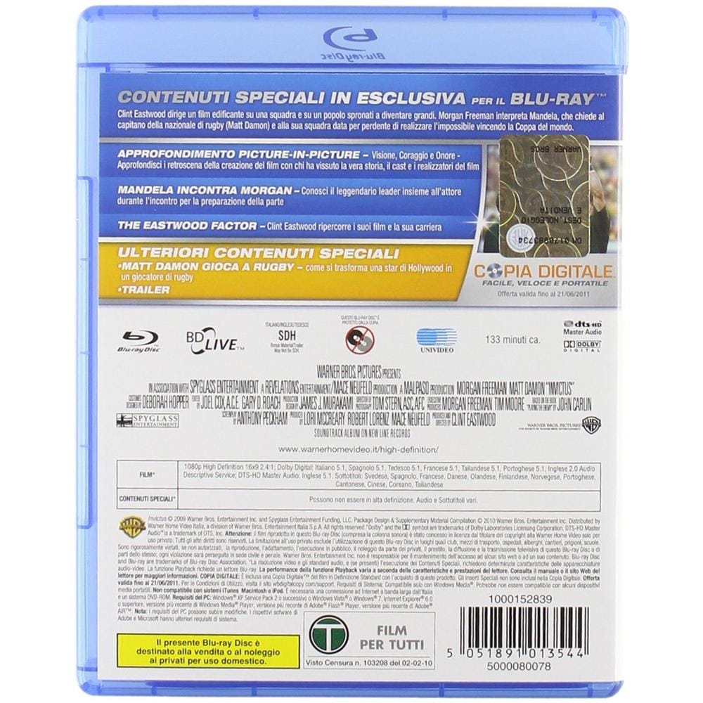 Invictus (Blu-Ray)  - Foto 2
