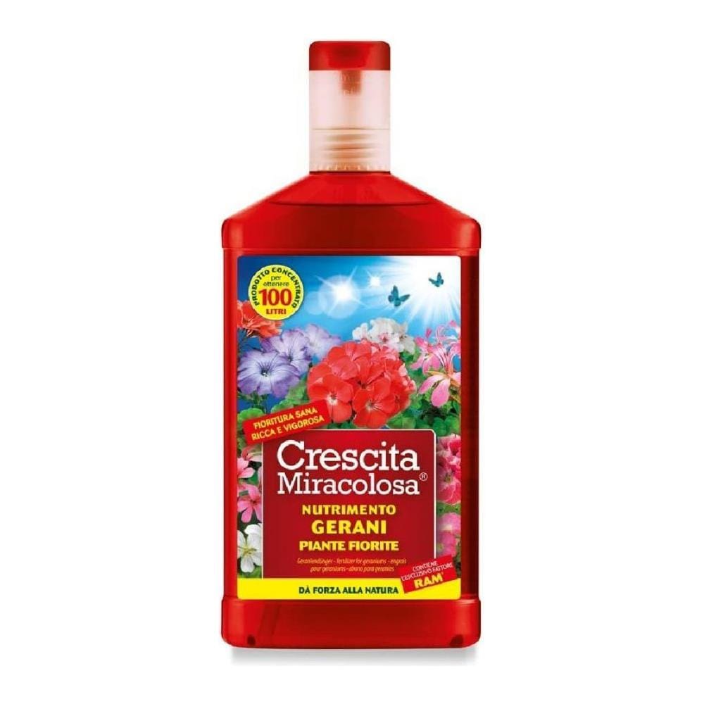 Concime liquido per Gerani e Fiori Crescita Miracolosa 750 ml - Foto 3