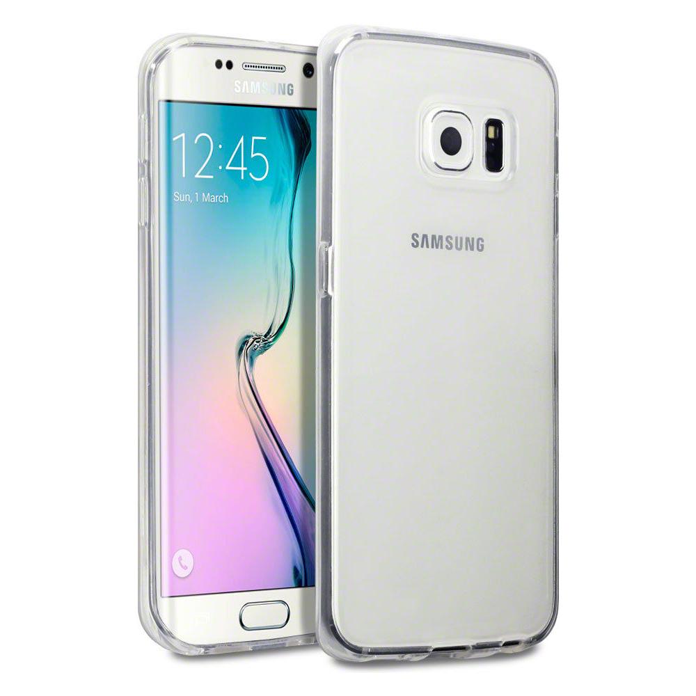 Custodia Back Ultra Slim 0,3 mm per Samsung Galaxy S6 Edge Trasparente - Foto 2