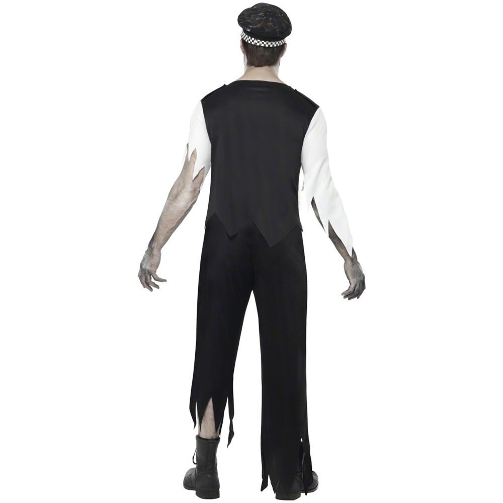 Costume Da Poliziotto Zombie Per Uomo Medium - Foto 2