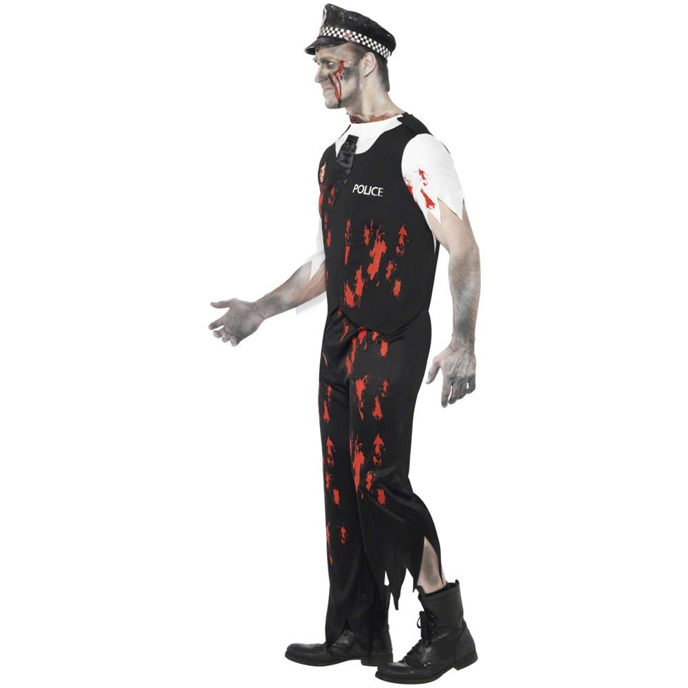 Costume Da Poliziotto Zombie Per Uomo Medium - Foto 1
