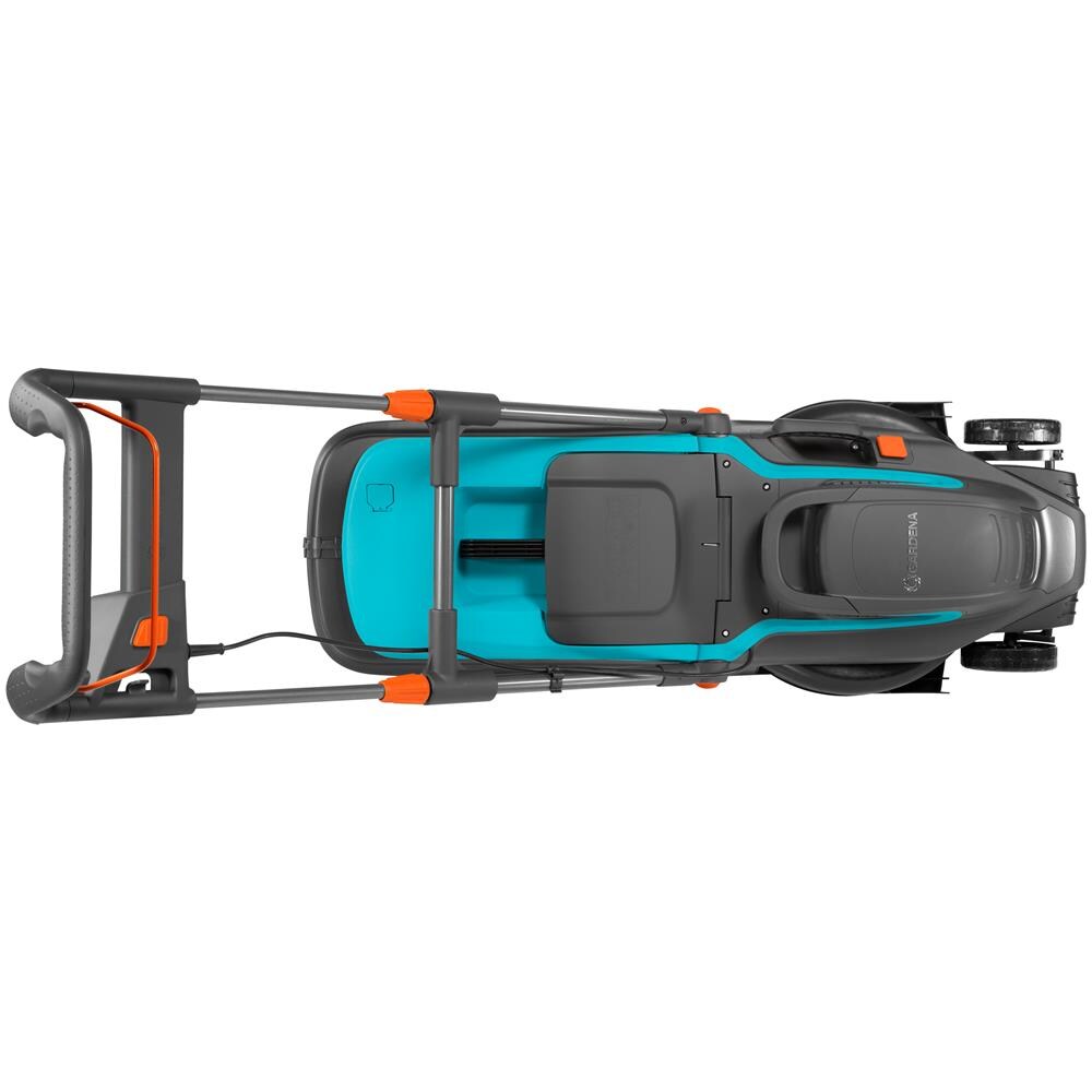 Powermax 1800/42 Tosaerba Elettrico, Larghezza di Taglio 42 cm, Capacità 45 l, Altezza di Taglio 20-60 mm, Manico Pieghevole, 5042-20 - Foto 3