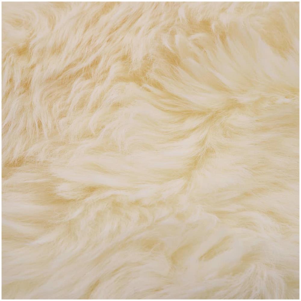 Tappeto In Pelle Di Montone 60x180 Cm Bianco - Foto 4