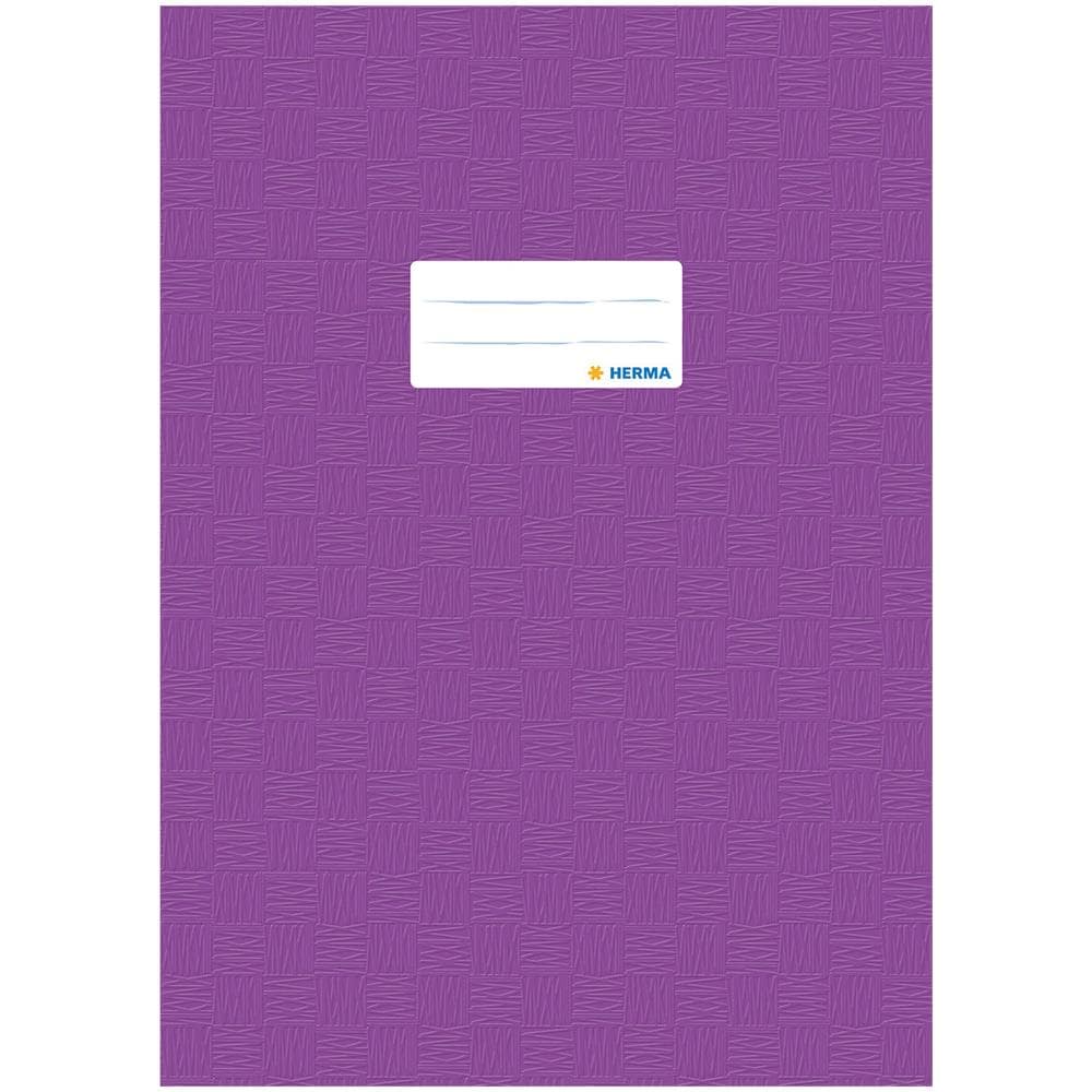 Heftschoner, Din A4, Aus Pp, Violett Gedeckt Mit Strukturprgung, Mit Beschriftungsetikett - 25 Stck (7446)  - Foto 1
