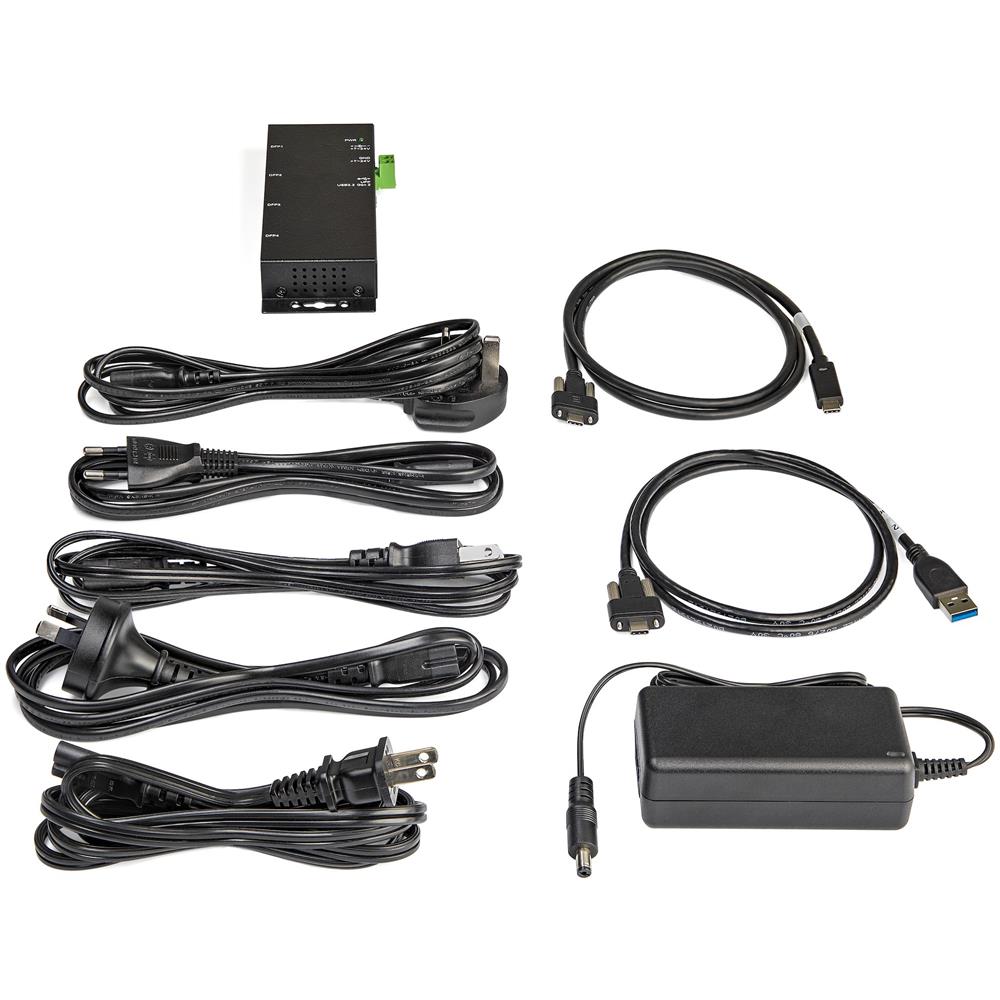Hub US- C USB-A a 4 Porte 10 Gbps - Replicatore di porte 2x USB Type C e 2x USB Type A in metallo - Hub USB 3.1 Gen 2 con protezione alle sovratensioni di tipo ESD - Autoalimentato - Foto 6