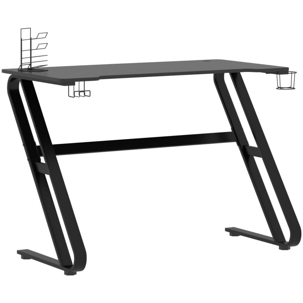 Scrivania da Gaming con Gambe a ZZ Nera 110x60x75 cm - Foto 2