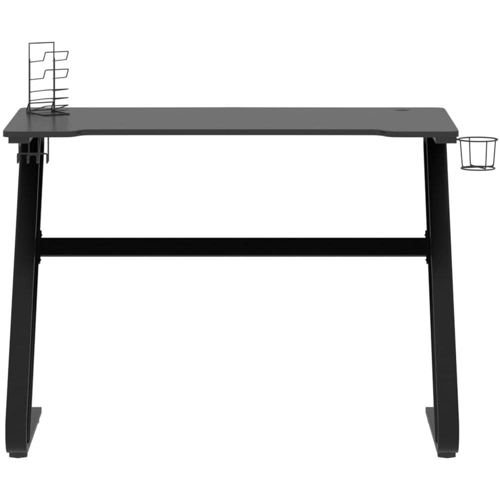 Scrivania da Gaming con Gambe a ZZ Nera 110x60x75 cm - Foto 3