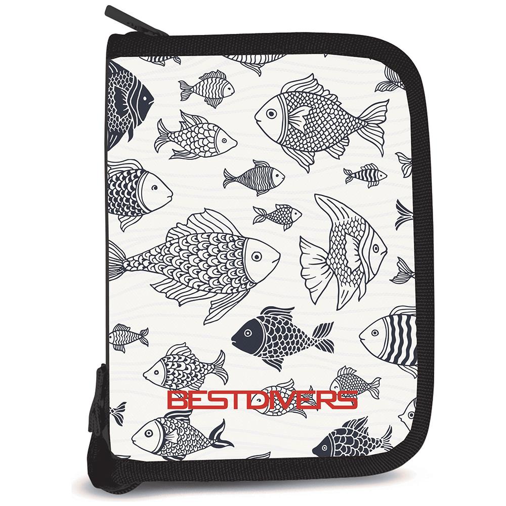 Dive Log Psychedelic 26x18x5 Cm Bianco 6 Anelli - Foto 1