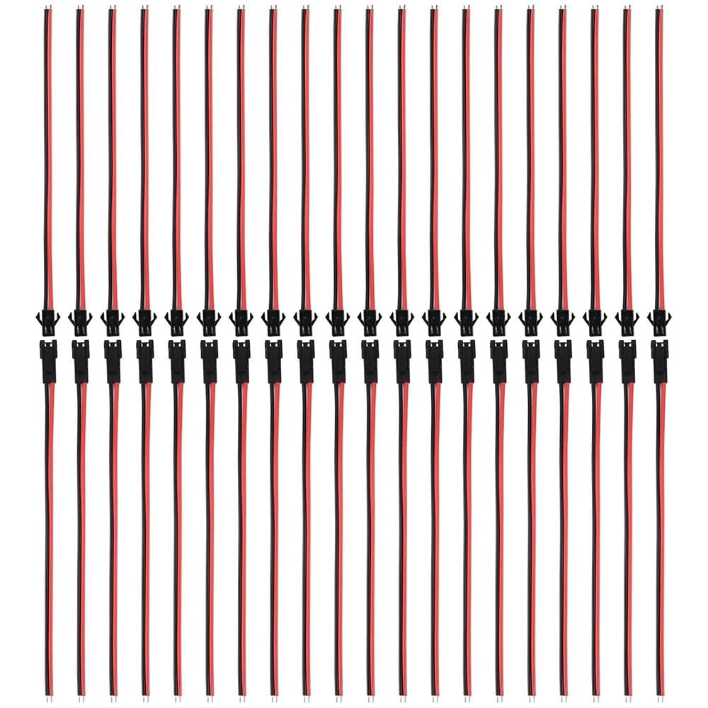 Cavo Coppie Jst 2pin 22awg Lunghezza Totale Mm135 (20 Maschi + 20 Femmine)  - Foto 2