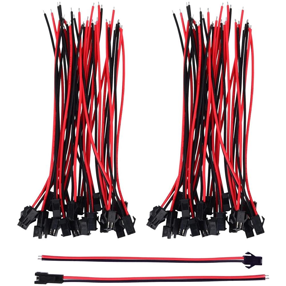 Cavo Coppie Jst 2pin 22awg Lunghezza Totale Mm135 (20 Maschi + 20 Femmine)  - Foto 1