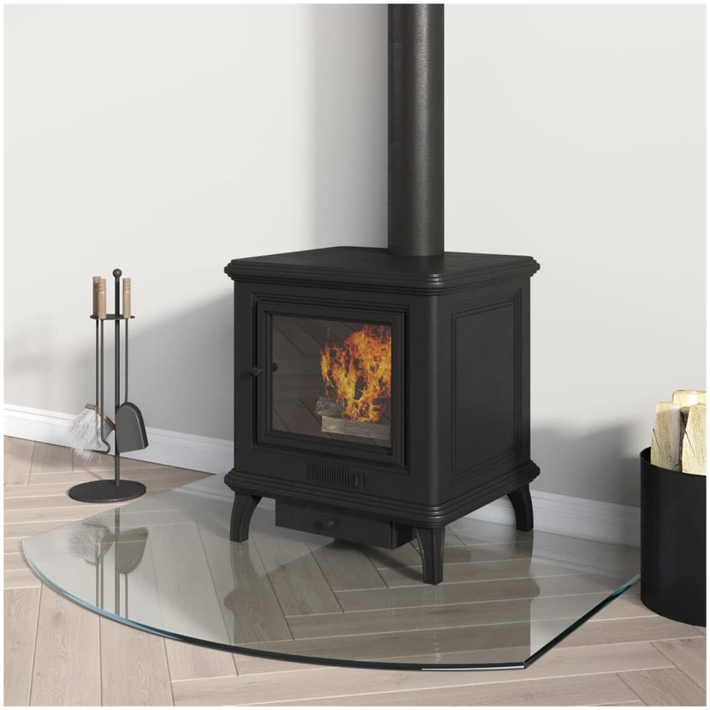 Lastra In Vetro Per Caminetto 80x60 Cm - Foto 3