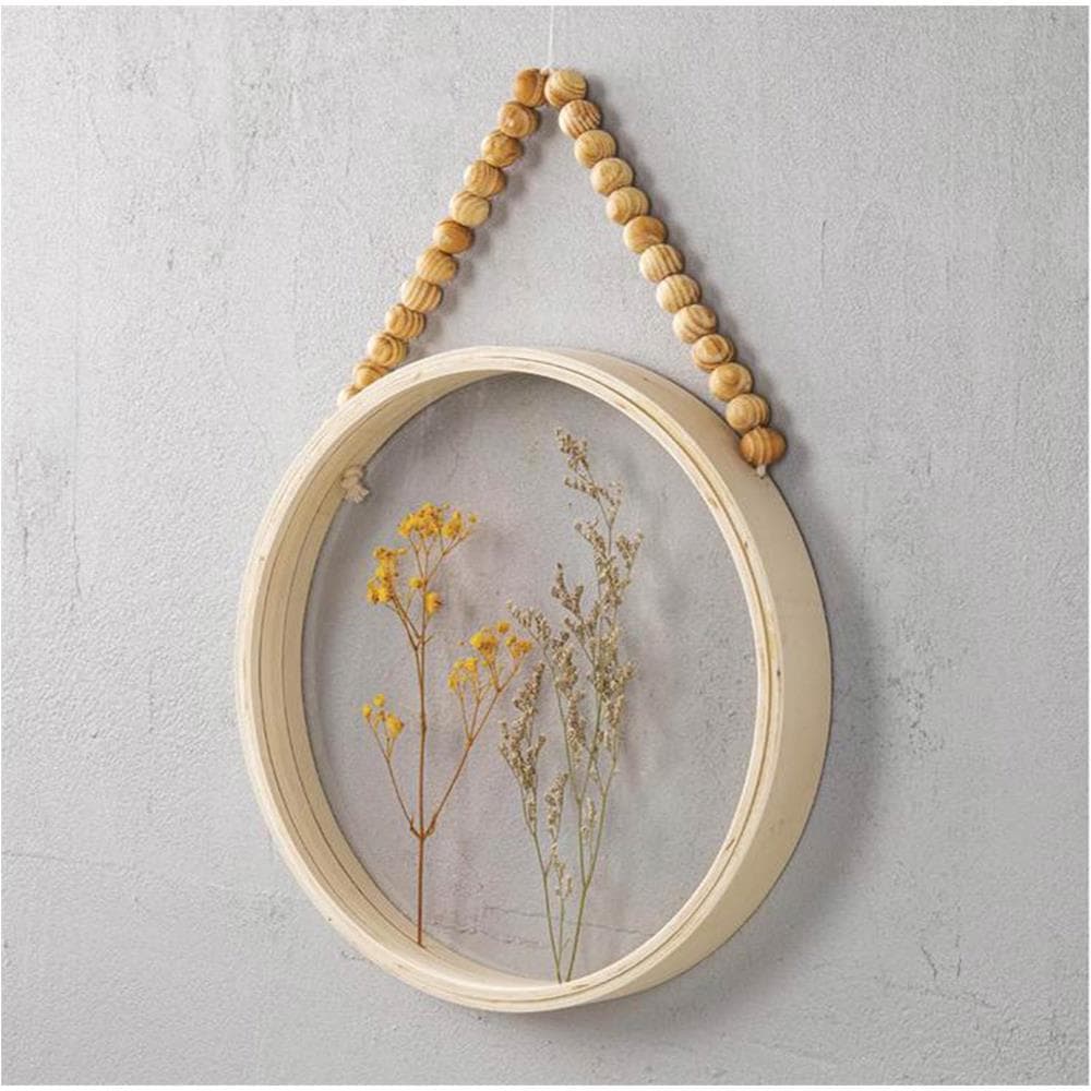 Kit Per La Creazione Di Cornici Rotonde In Legno Con Fiori Secchi - Foto 1
