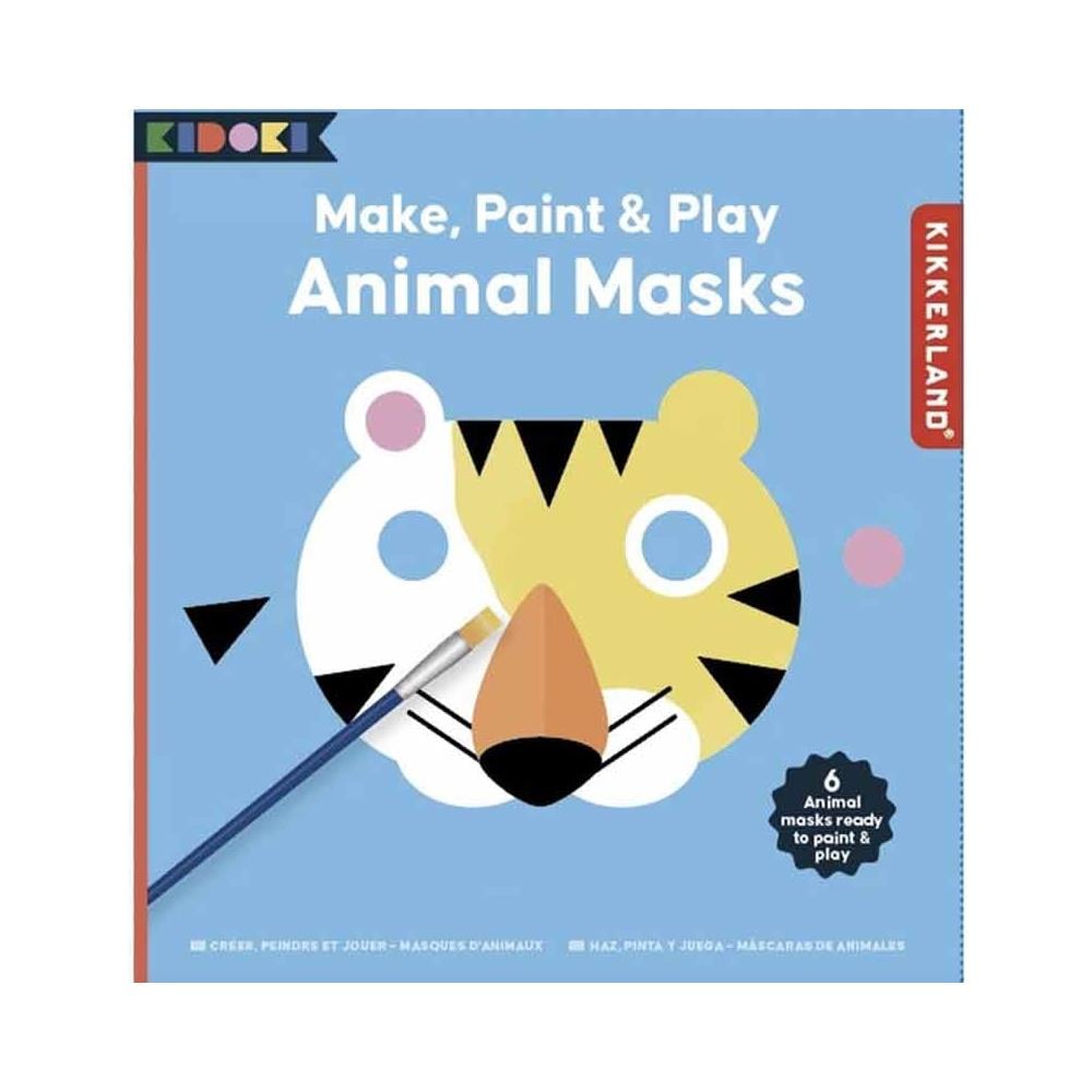 Kit Maschera Fai Da Te - Da Tagliare E Decorare - Tema Animali - Foto 1