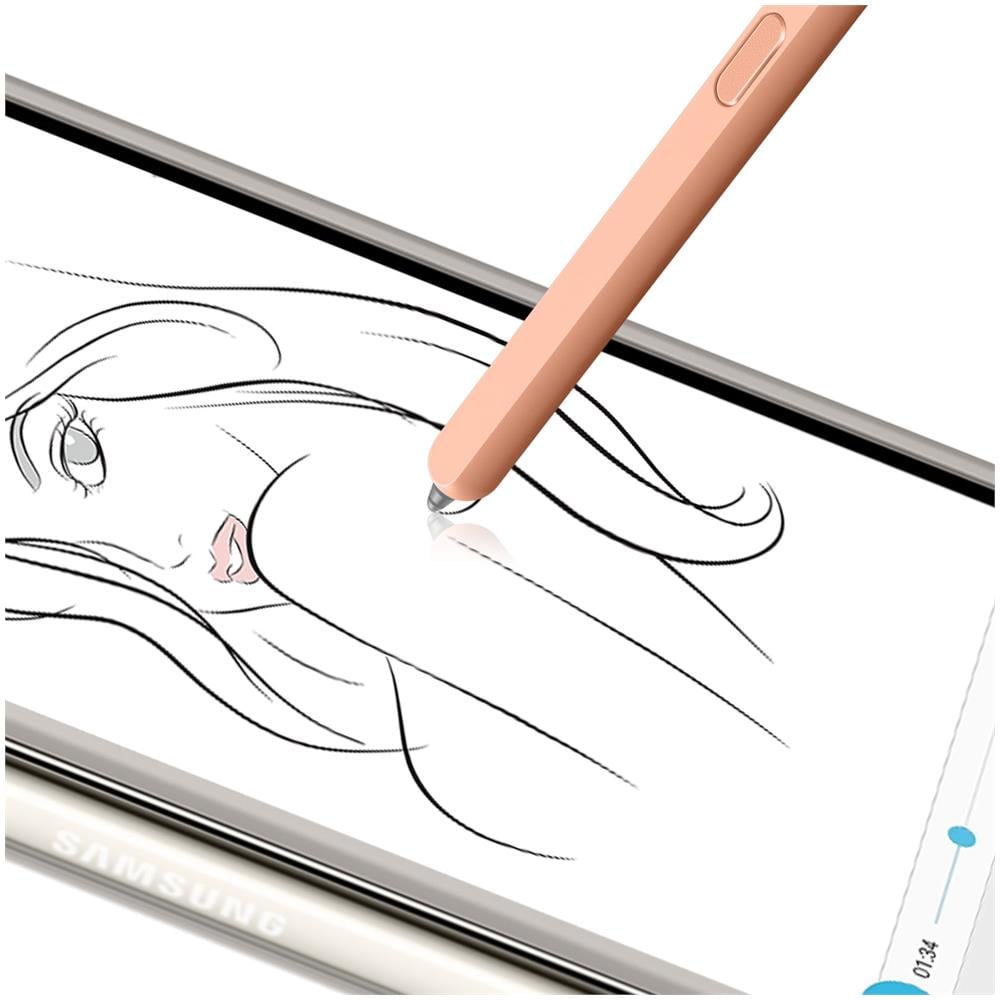 Cover Originale Slim S Pen Galaxy Z Fold5 Rigida S Pen Inclusa Sand - Foto 6