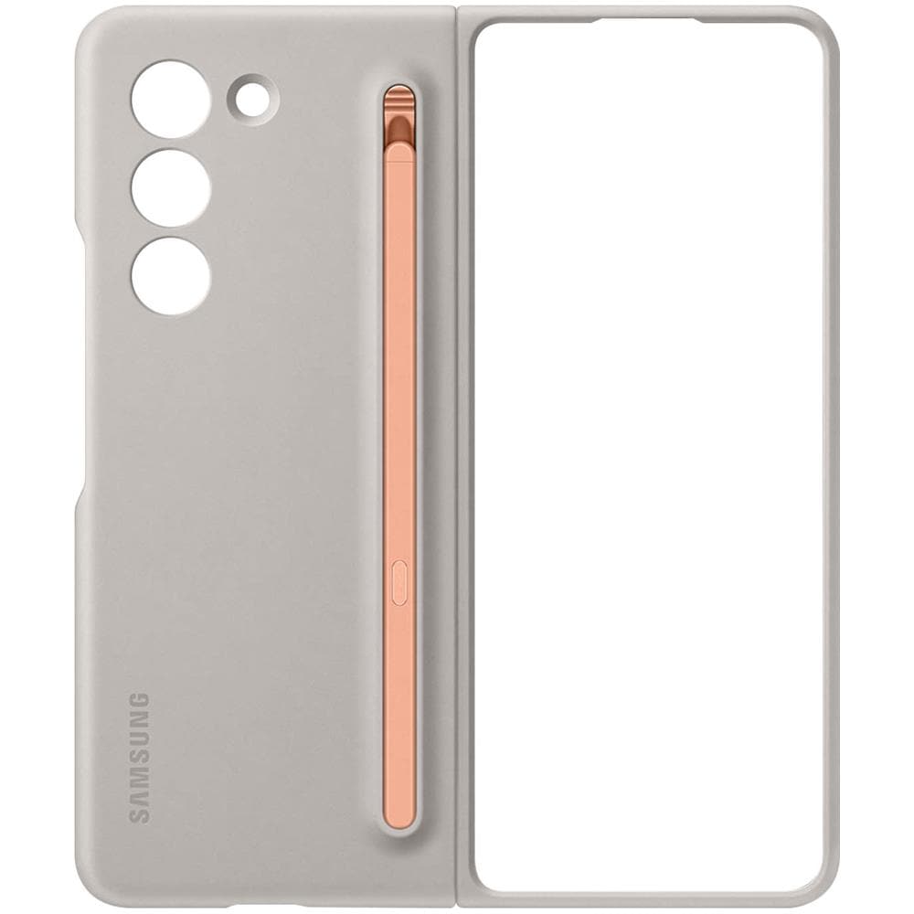 Cover Originale Slim S Pen Galaxy Z Fold5 Rigida S Pen Inclusa Sand - Foto 1