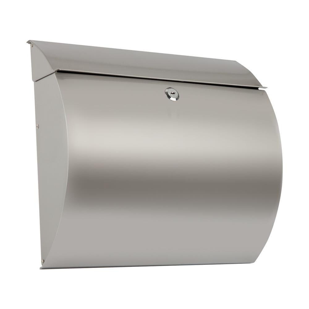 Aura E5405-12 Cassetta Postale Individuale In Acciaio Inossidabile, Di Grandi Dimensioni, Cassetta Della Posta, Riviste E Buste C4, Inox - Foto 1
