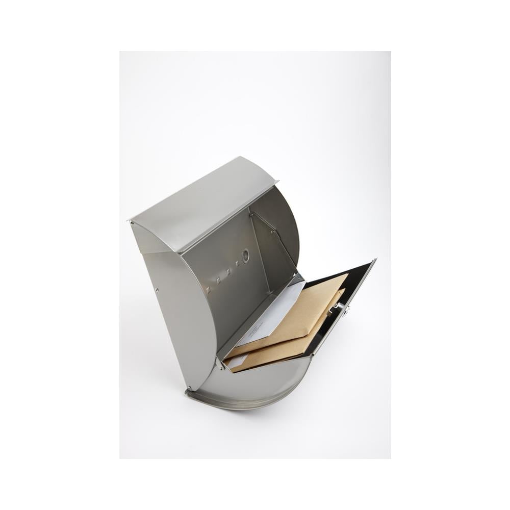 Aura E5405-12 Cassetta Postale Individuale In Acciaio Inossidabile, Di Grandi Dimensioni, Cassetta Della Posta, Riviste E Buste C4, Inox - Foto 2