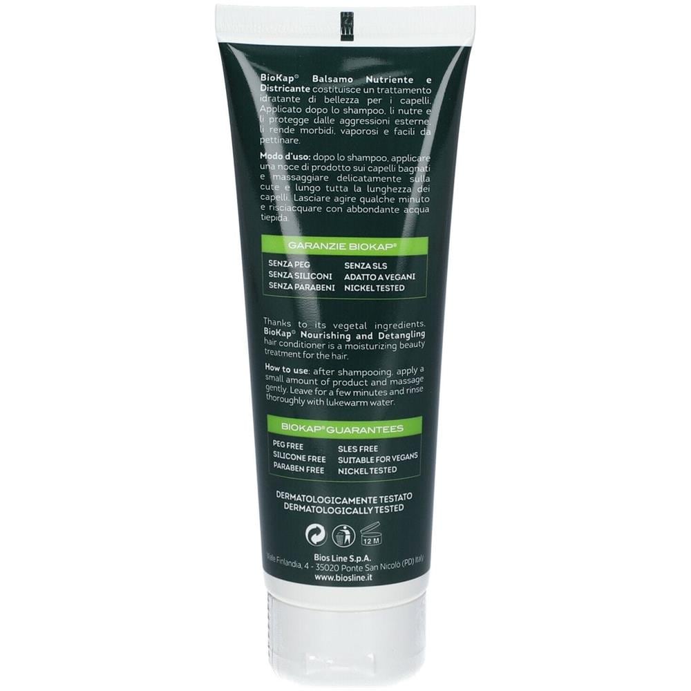 Biokap Bellezza Balsamo Nutriente Districante 125 ml Biosline - Foto 2