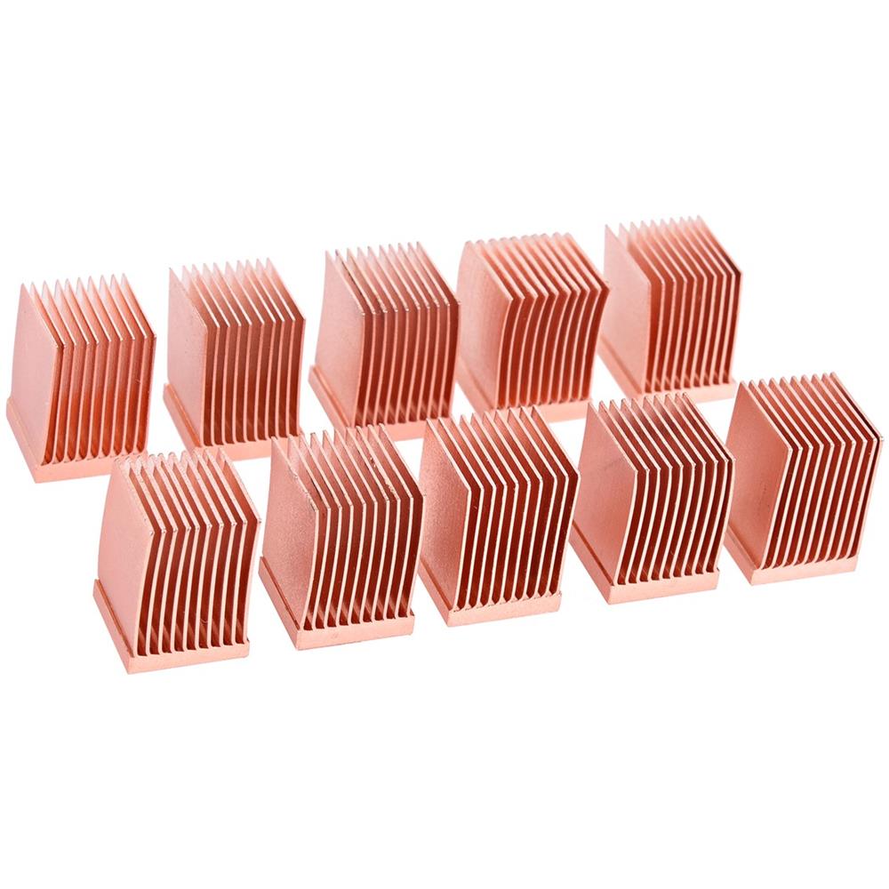 Ram Gpu dissipatori di calore di rame 10x10mm - 10pcs - Foto 1
