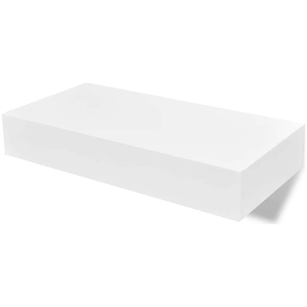 Mensole Con Cassetti 2 Pz Bianco 48 Cm - Foto 2