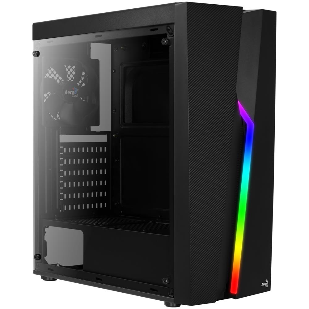 Case Bolt Middle Tower ATX / Micro-ATX / Mini-ITX 1 Porta USB 3.0 Colore Nero (Finestrato)  - Foto 2