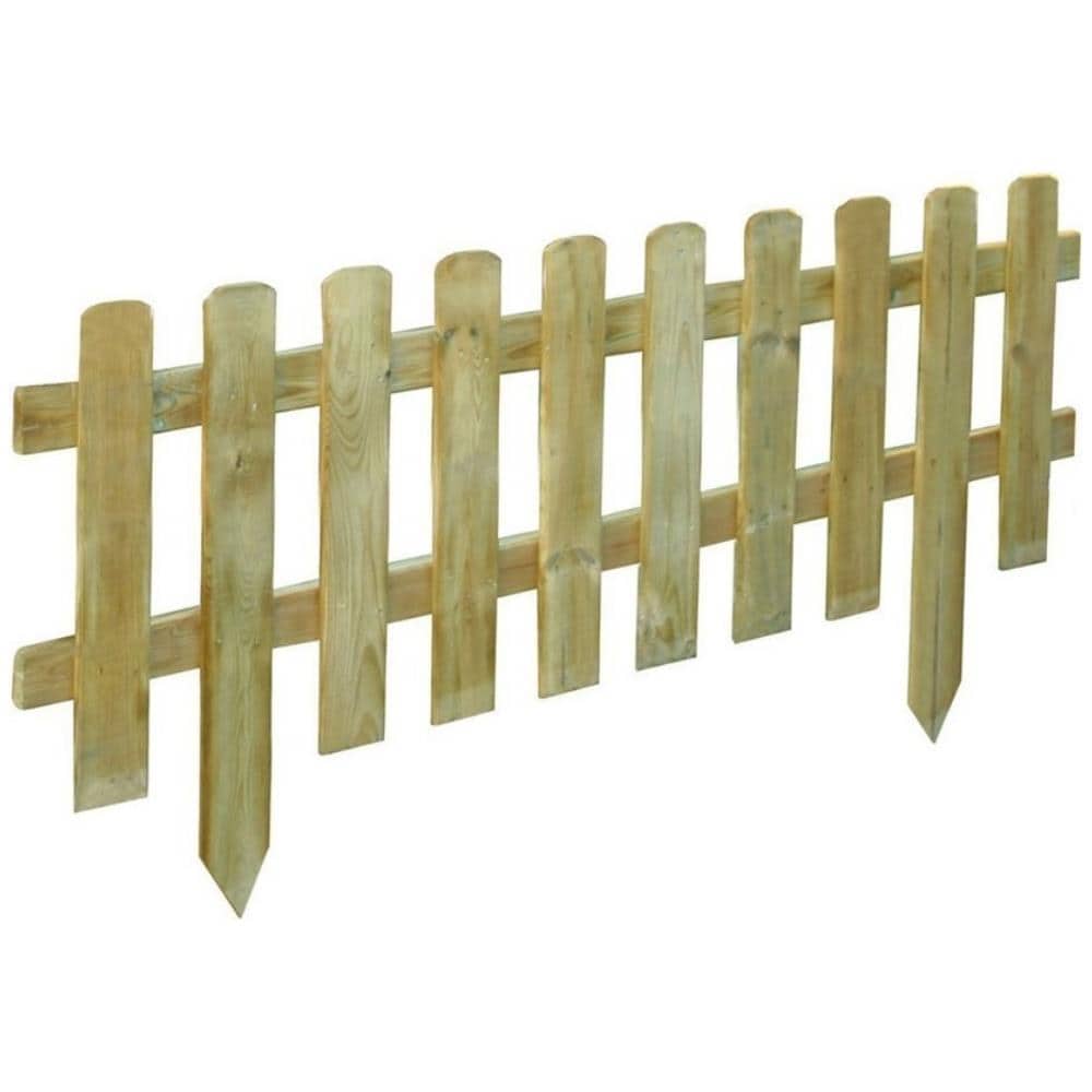 Recinto Inglese Da Giardino In Legno Di Pino Impregnato In Autoclave 110 X 3,2 X 28/45 - Foto 1