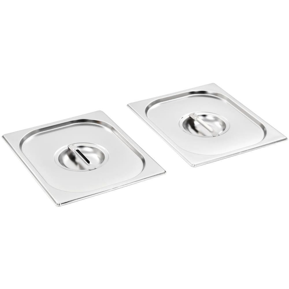 Coperchi Per Teglie Gn 1/2 2 Pz In Acciaio Inox - Foto 1
