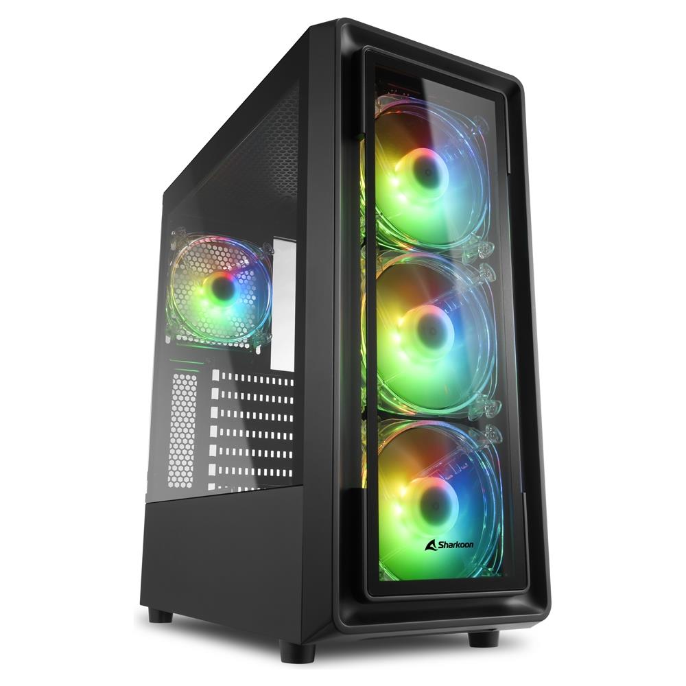 Case TK4 RGB Middi Tower Mini-ITX / Micro-ATX / ATX Colore Nero - Foto 2