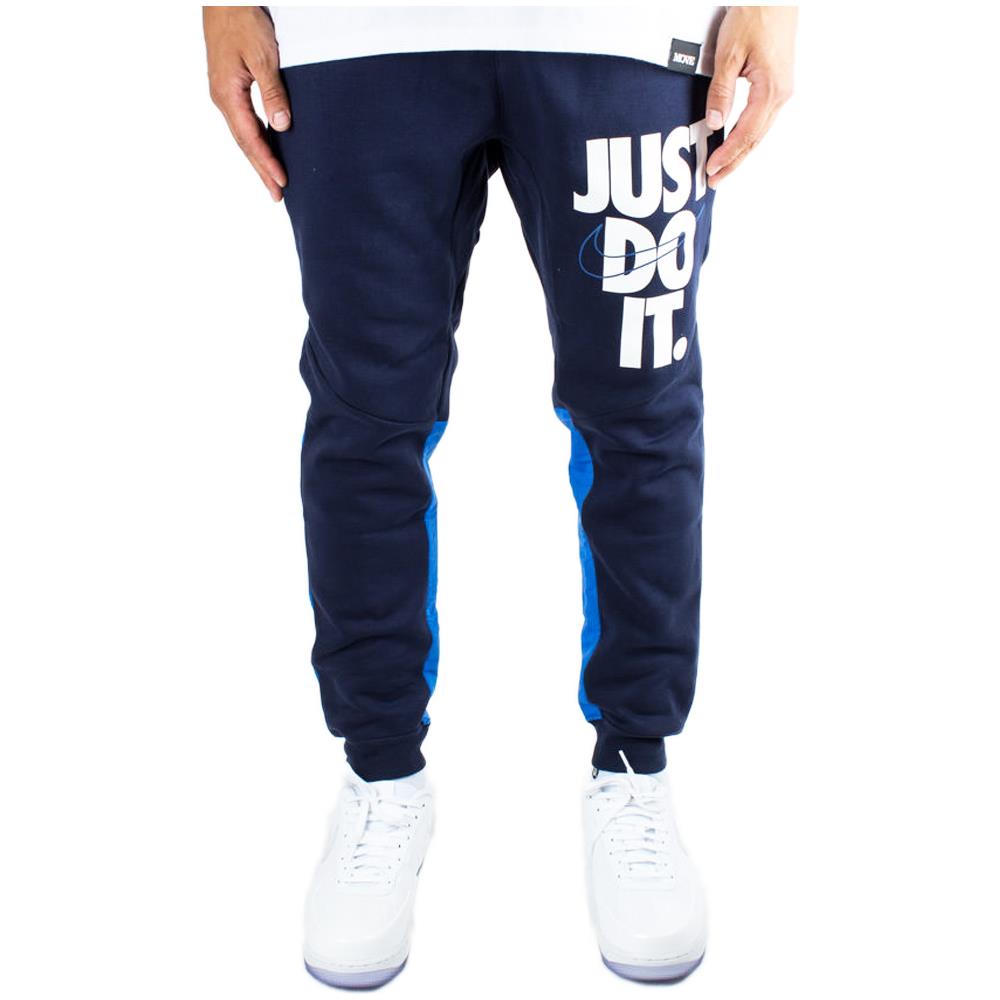 Pantalone In Felpa Uomo Sportswear Jogger Just Do It Blu Taglia M Codice 931903-451 - Foto 1