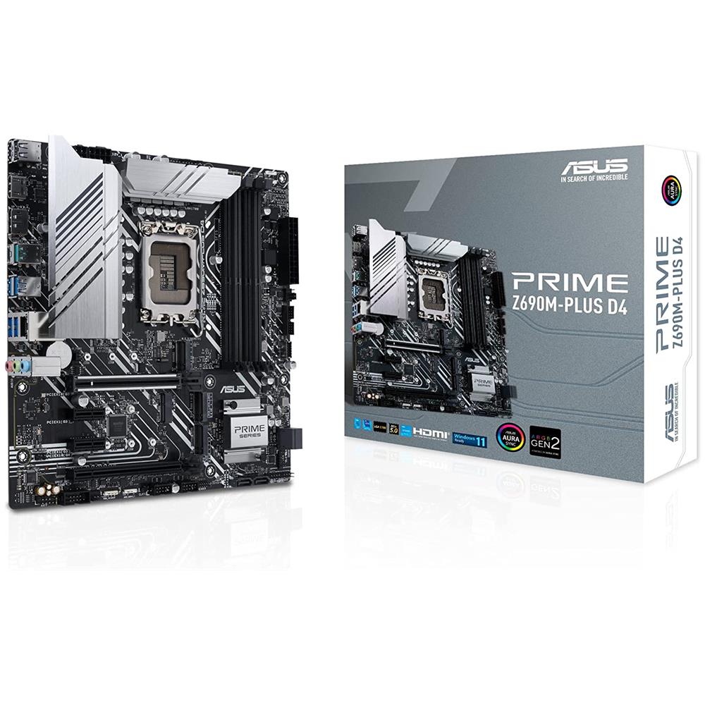 Scheda Madre Prime Z690M-PLUS D4 Socket LGA 1700 Chipset Z690 Micro ATX - Foto 1