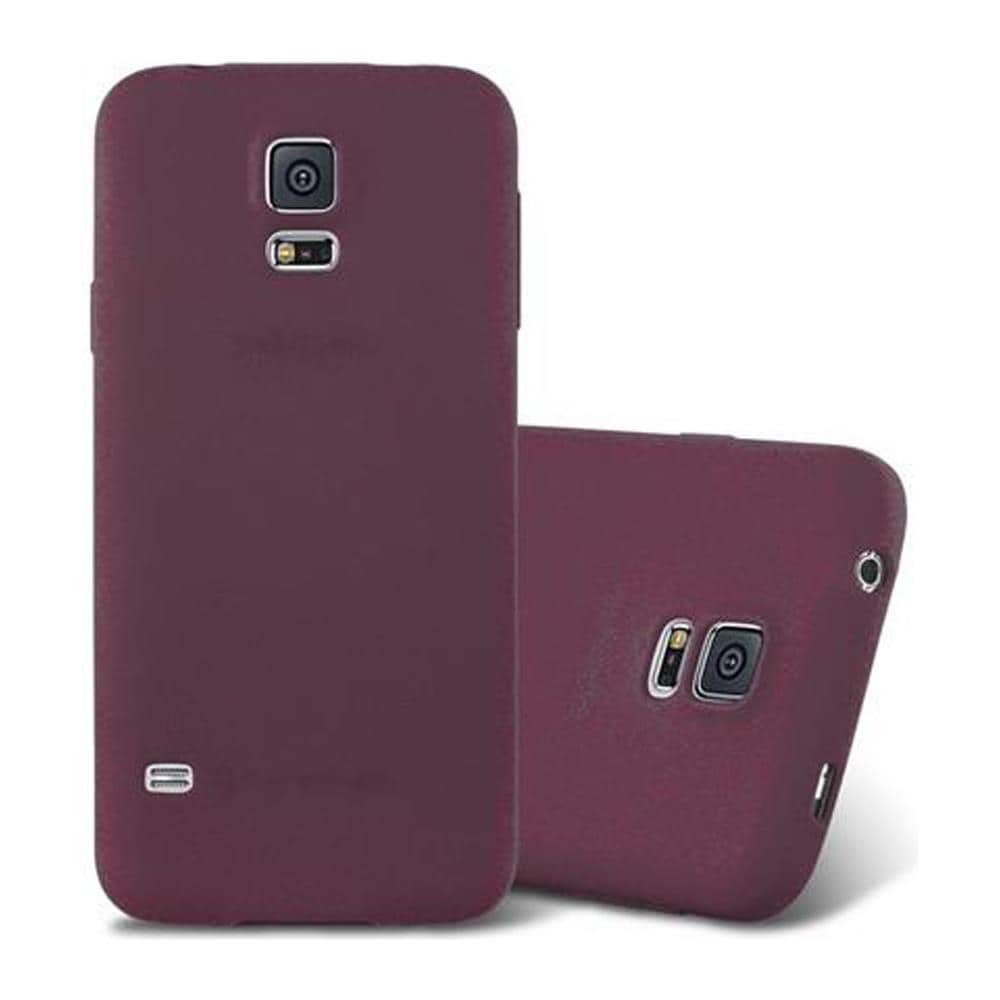 Custodia Compatibile Con Samsung Galaxy S5 / S5 Neo In Frost Lilla Bordeaux - Coperchio Protettivo In Silicone Tpu Flessibile - Foto 1
