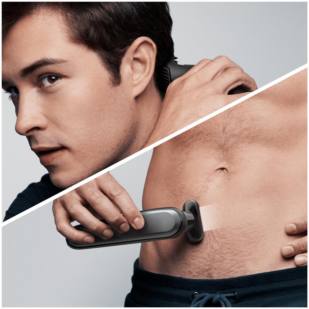 Rasoio Elettrico Ricaricabile Serie 7 Mgk7321 con Accessori Lavabili Colore Nero /Grigio - Foto 4